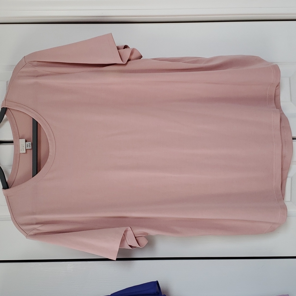 NWOT Pale pink 💓 a. new day XXL shirt